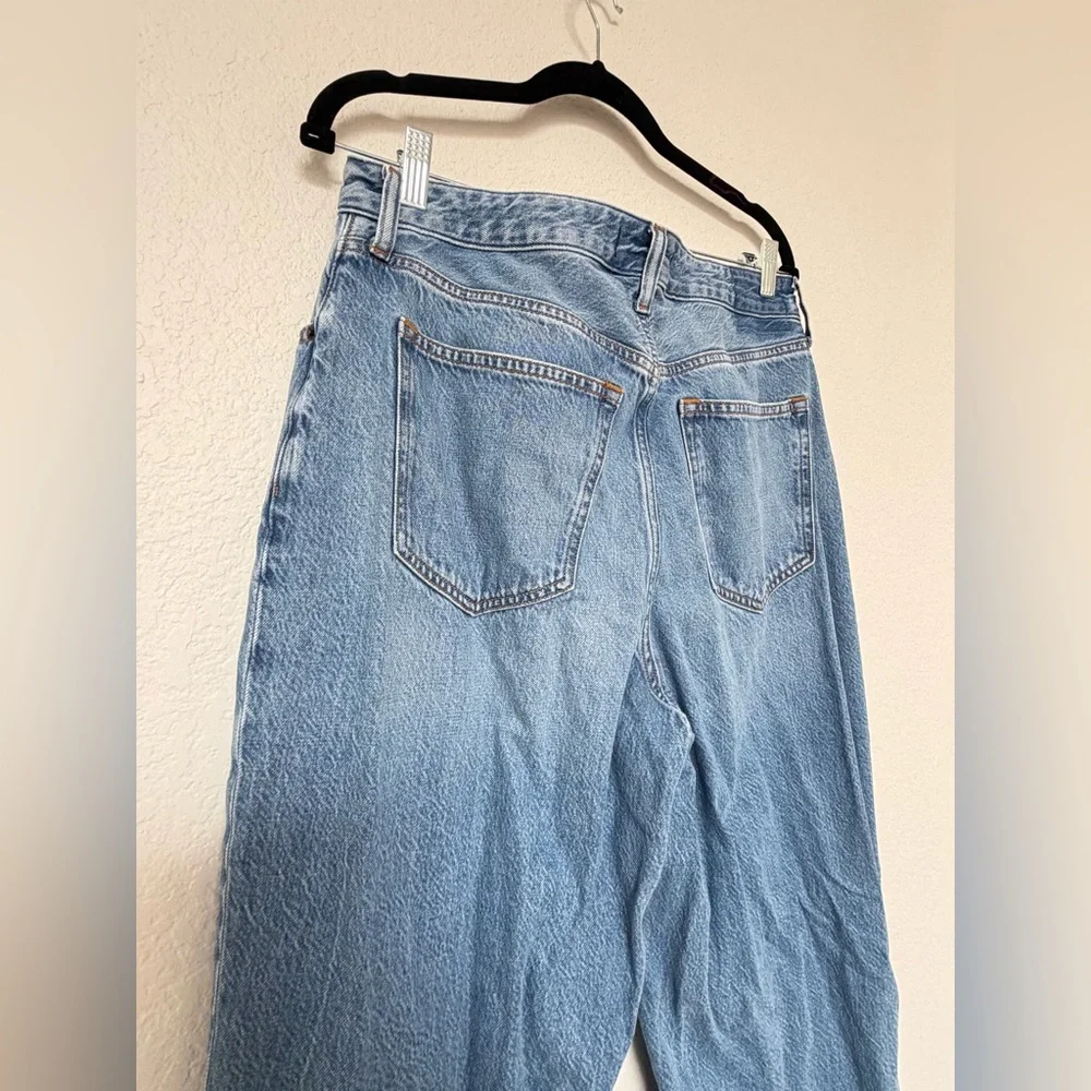 Abercrombie & Fitch Curve Love High Rise Crop Wide Leg Jeans | Size 10 - Picture 7 of 7